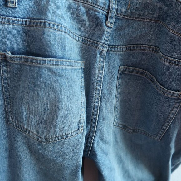 Free People Denim Overalls - Size 26 - Picture 6 of 11